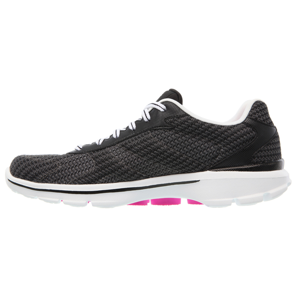Skechers Women GOwalk 3 - Fitknit Black/White