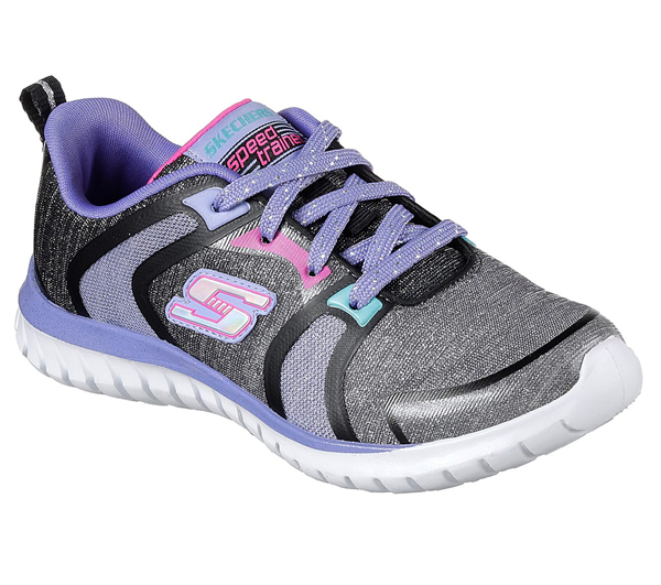 Skechers Girls Speed Trainer Black/Multi
