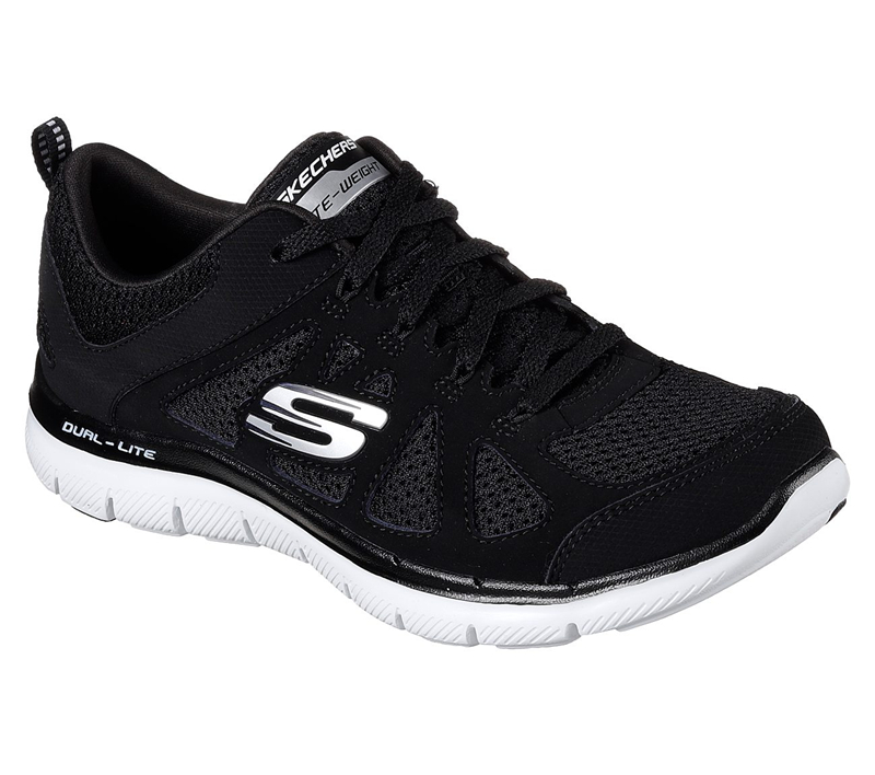 Skechers Women Flex Appeal 2.0 - Simplistic Black/White