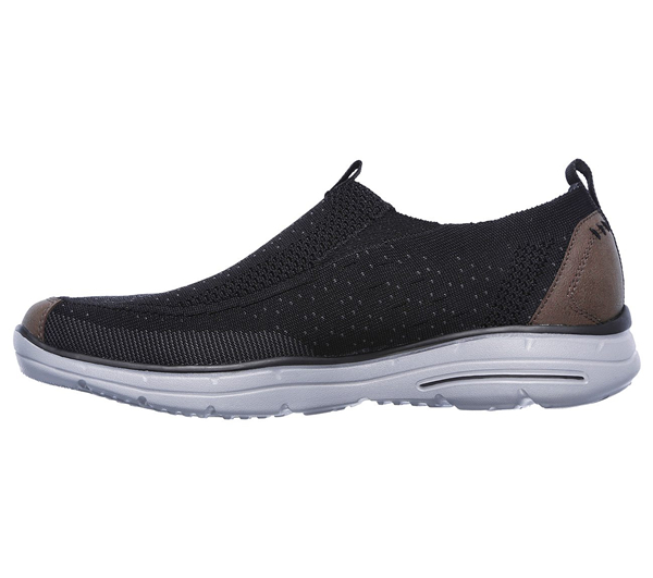 Skechers Men Relaxed Fit: Glides - Larven Black