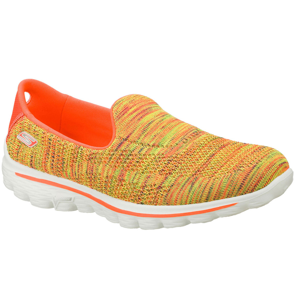 Skechers Women GOwalk 2 - Hypo Yellow/Multi