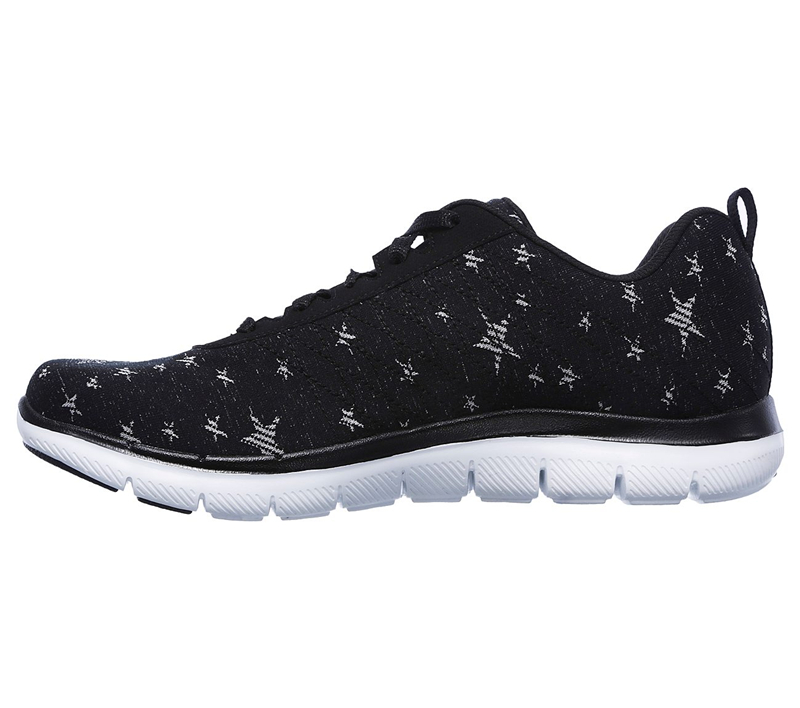 Skechers Women Flex Appeal 2.0 - Starry Night Black/White