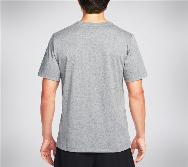 Skechers Men High Velocity - Adventure Tee Shirt Charcoal