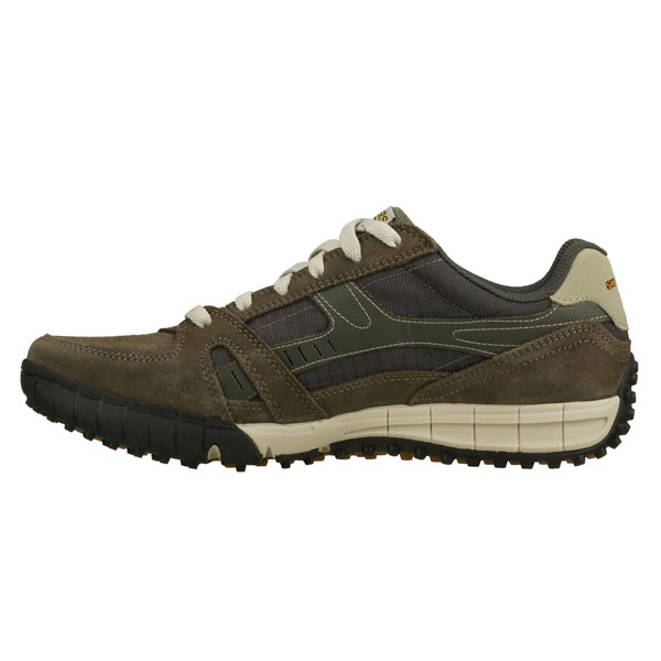Skechers Men Extra Wide Fit (4E) Shoes - Floater Olive/Black