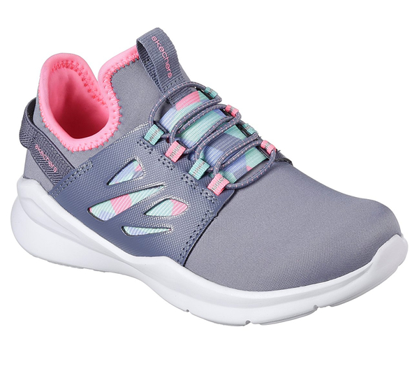 Skechers Girls Street Squad Black/Hot Pink