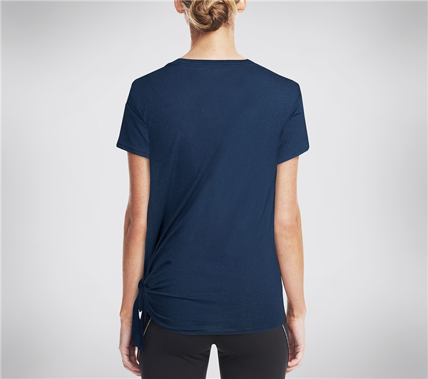 Skechers Women Together Heart Tee Shirt Navy
