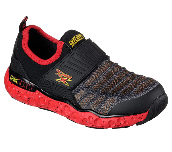 Skechers Boys Skech-X: Cosmic Foam - Portal Crusher Black/Red