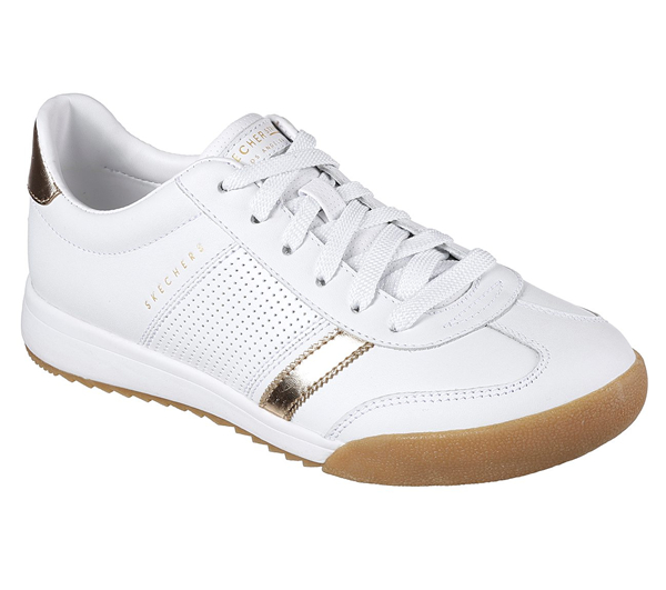 Skechers Women Zinger - Flicker White/Gold