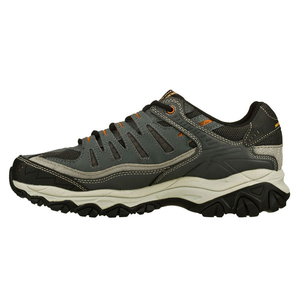 Skechers Men Wide Fit (2E) Shoes - Charcoal