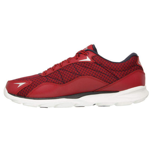 Skechers Men Extra Wide Fit (4E) Shoes - Sonic Red/Navy