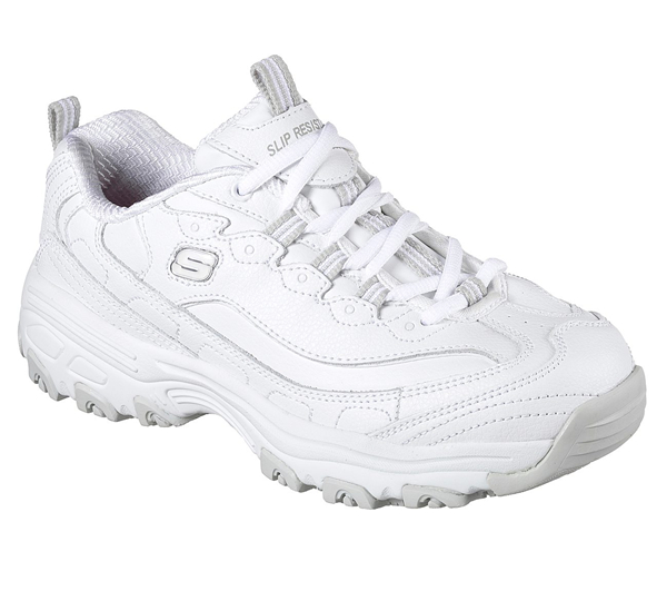 Skechers Women Work: D'Lites - Marbleton White