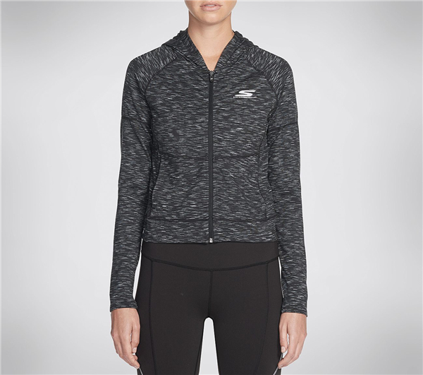 Skechers Women Ridge Hoodie Sweatshirt Black