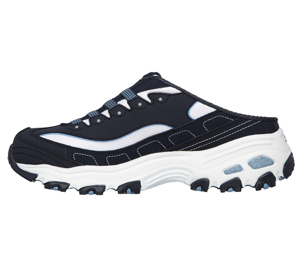 Skechers Women D'Lites - Set In Stone Navy/White