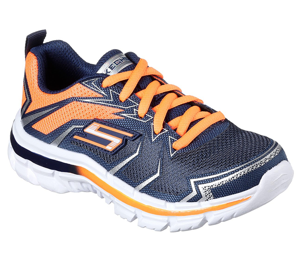 Skechers Boys Nitrate Navy/Orange