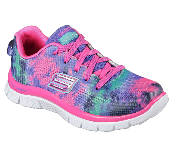 Skechers Girls Skech Appeal - Groove Thang Neon Pink/Multi
