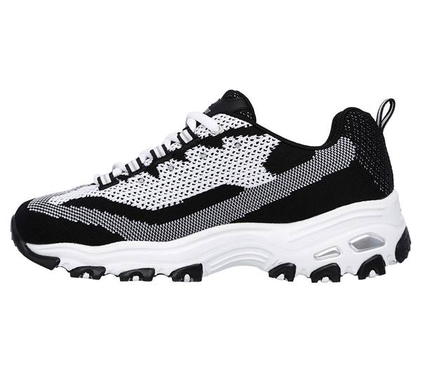 Skechers Women D'Lites - Reinvention Black/White