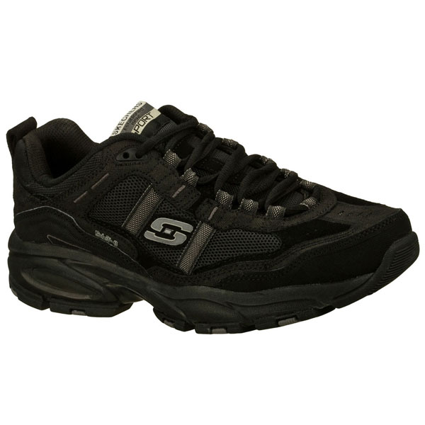 Skechers Men Extra Wide Fit (4E) Shoes - Trait Black