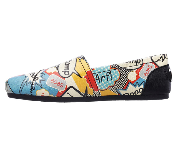 Skechers Women Bobs Plush - Super Pawers Natural/Multi