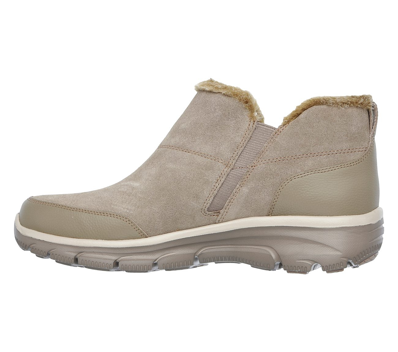 Skechers Women Relaxed Fit: Easy Going - Zip It Taupe