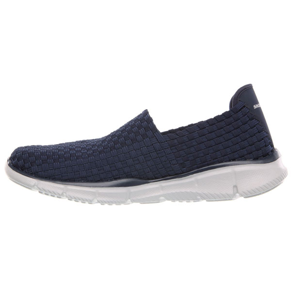 Skechers Men Wide Fit (2E) Shoes - Familiar Navy