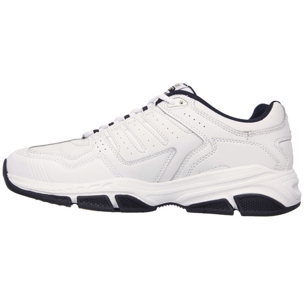 Skechers Men Extra Wide Fit (4E) Shoes - Cross Court TR - Highest Level White/Navy