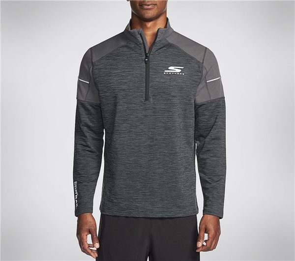 Skechers Men Adventure Quarter Zip Sweat Shirt Gray