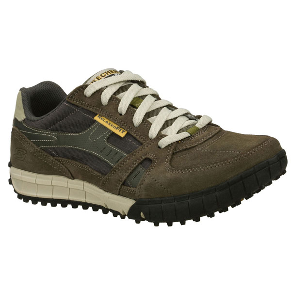 Skechers Men Extra Wide Fit (4E) Shoes - Floater Olive/Black