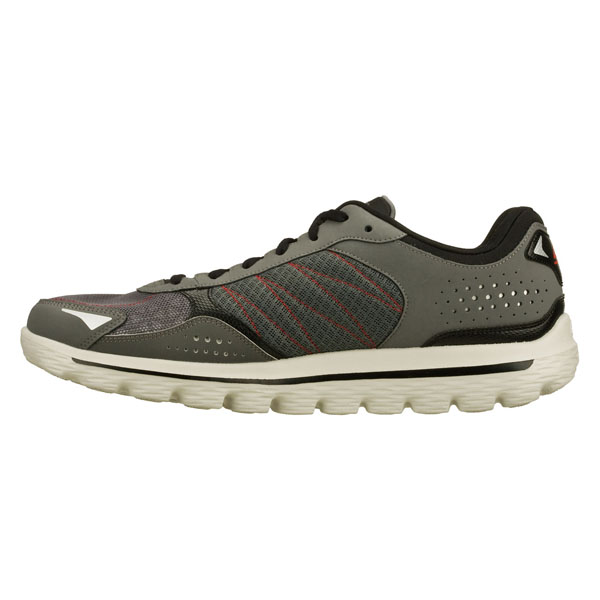 Skechers Men Extra Wide Fit (4E) Shoes - Flash Charcoal/Black