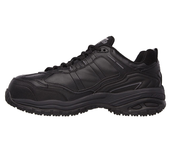 Skechers Men Work: Relaxed Fit Soft Stride - Chatham Comp Toe Black