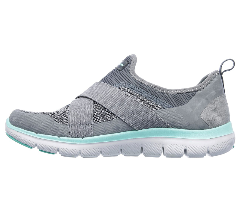 Skechers Women Flex Appeal 2.0 - New Image Gray/Turqoise