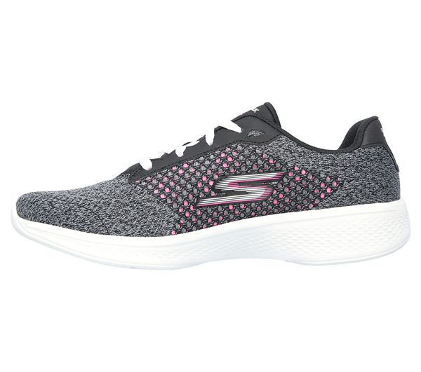 Skechers Women GOwalk 4 - Exceed Black/Hot Pink