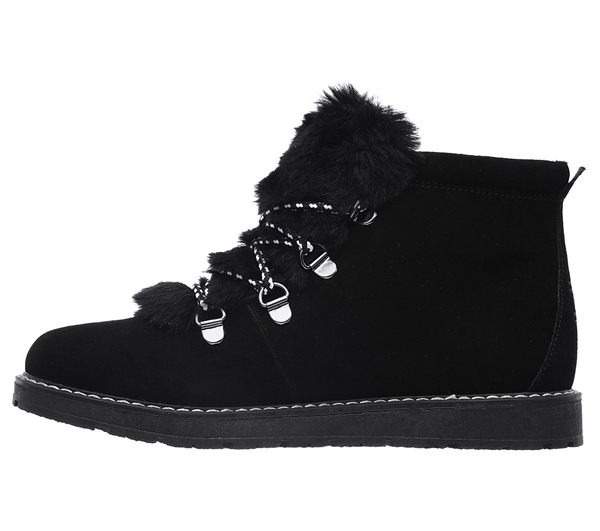 Skechers Women Bobs Alpine - Fur-Eva Black