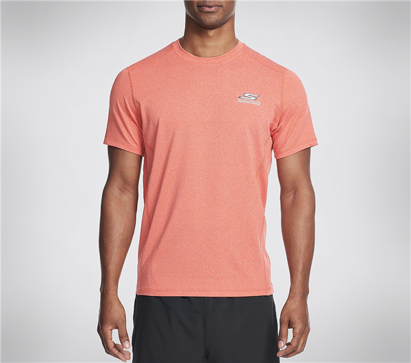 Skechers Men Lateral Tech Tee Shirt Red