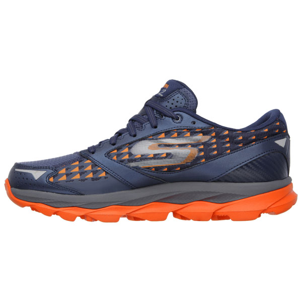 Skechers Men Extra Wide Fit (4E) Shoes - Ultra Navy/Orange