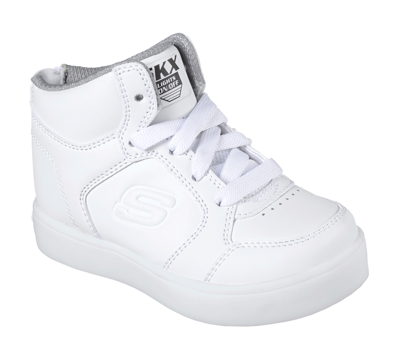 Skechers Boys S Lights: Energy Lights - Gusto Flash White