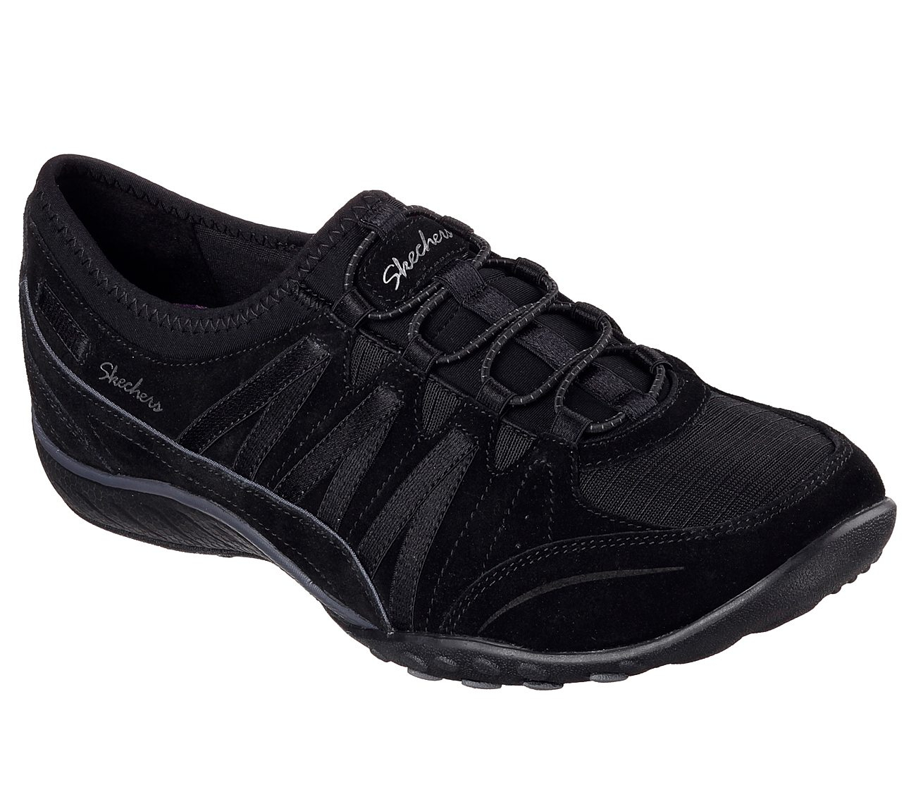 Skechers Women Relaxed Fit: Breathe Easy - Moneybags Black