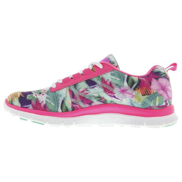 Skechers Women Flex Appeal - Floral Bloom Pink/Multi