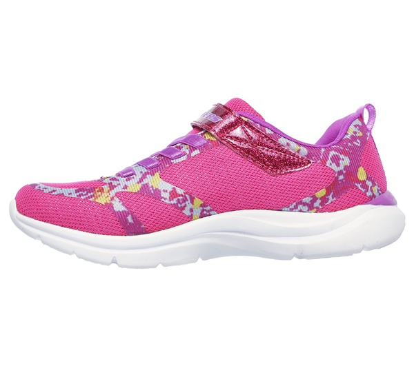Skechers Girls Trainer Lite - Bright Racer Neon Pink/Purple