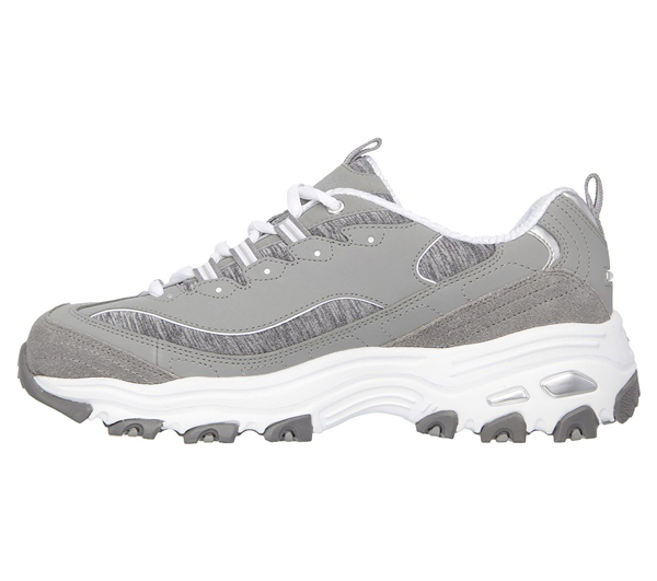 Skechers Women D'lites - Me Time Gray/White