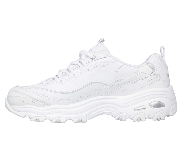 Skechers Women D'lites - Fresh Start White/Sliver
