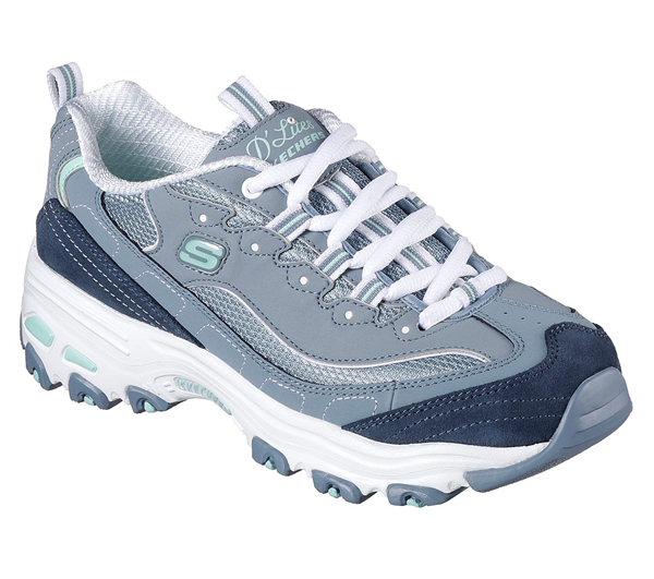 Skechers Women D'Lites - New Journey Slate Gray