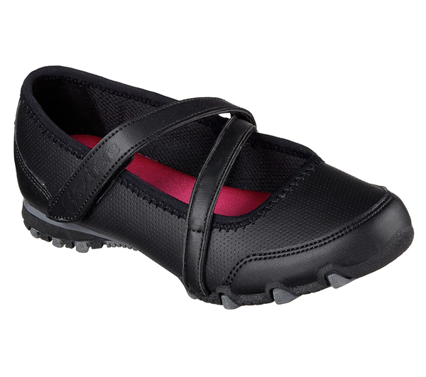 Skechers Girls Bikers II - Campus Craze Black