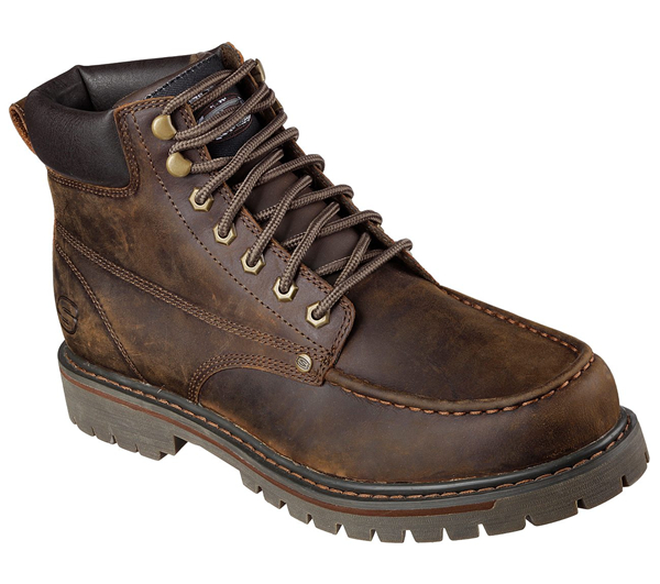 Skechers Men Boots: Bruiser Brown