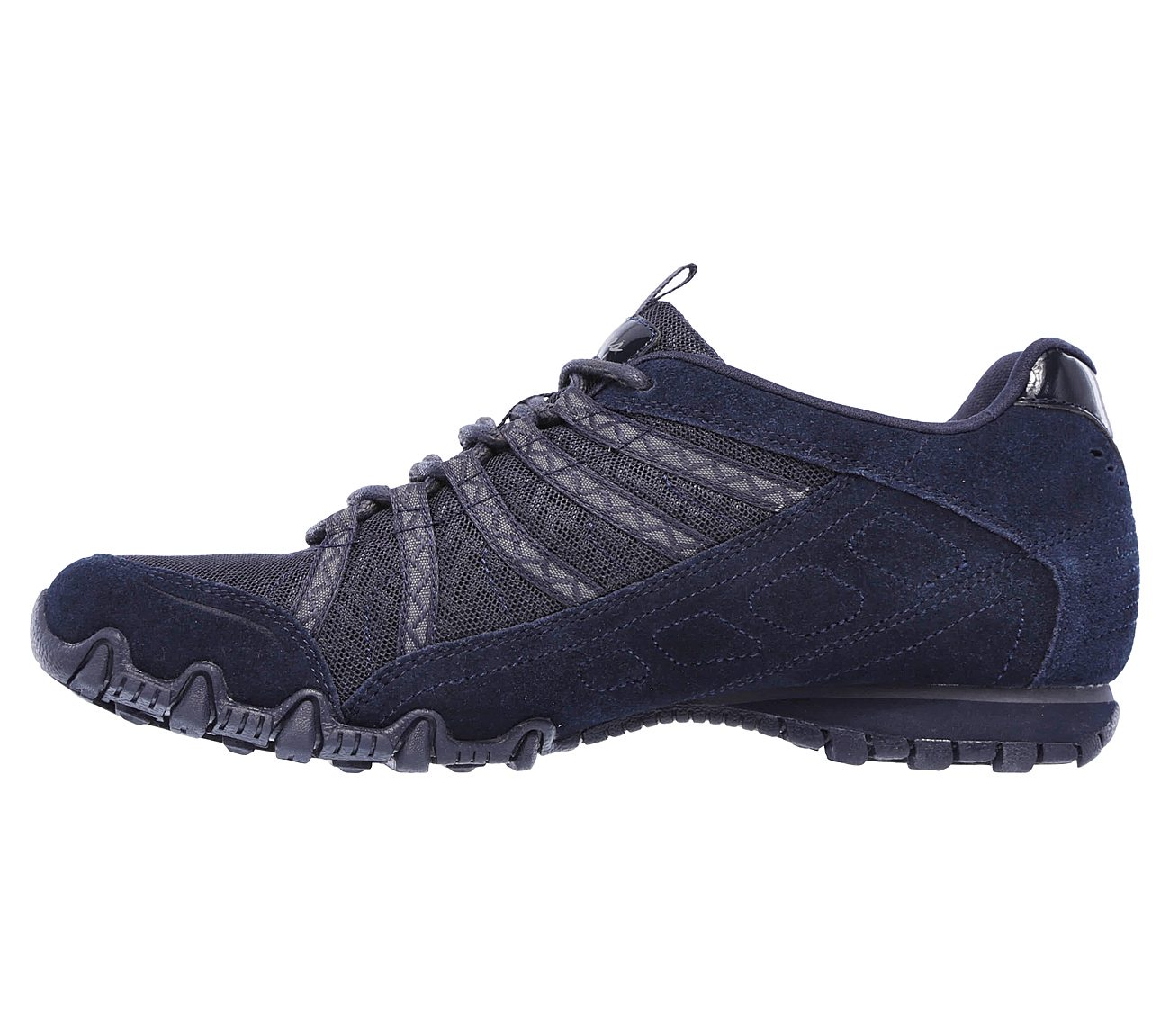 Skechers Women Relaxed Fit: Bikers - Commotion Navy