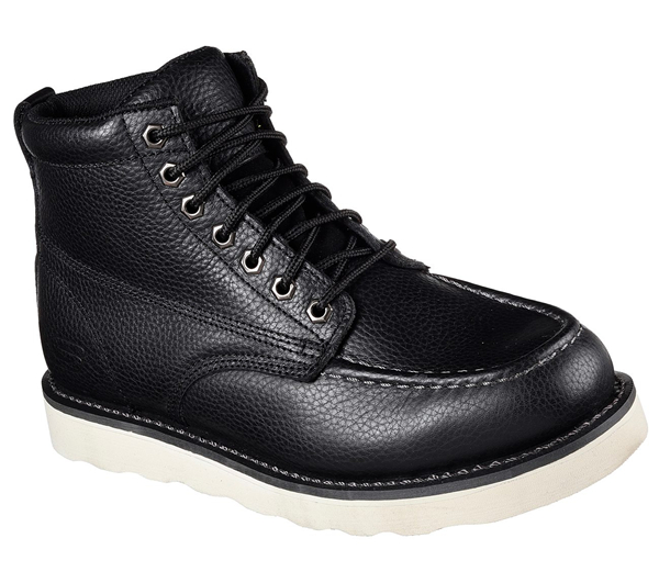 Skechers Men Work: Relaxed Fit Pettus Black