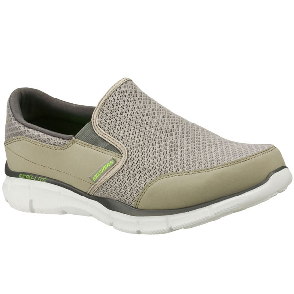 Skechers Men Wide Fit (2E) Shoes - Persistent Gray