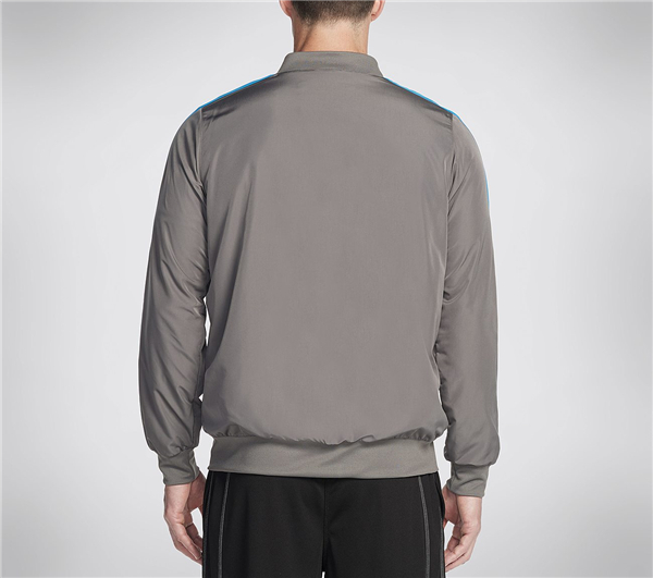 Skechers Men Strand Bomber Jacket Gray/Blue
