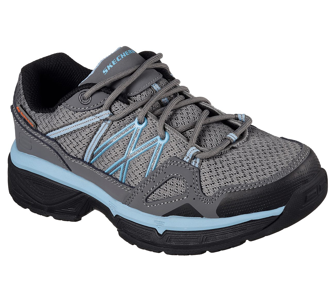 Skechers Women Work Relaxed Fit: Conroe - Abbenes ESD Gray/Blue