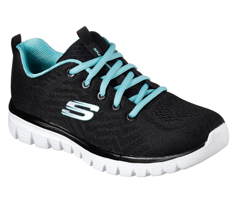 Skechers Women Graceful - Get Connected Black/Turquoise