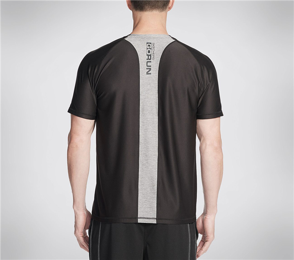 Skechers Men Sprint Short Sleeve Tee Shirt Black